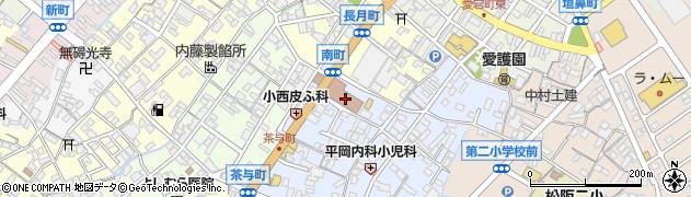 松阪郵便局周辺の地図