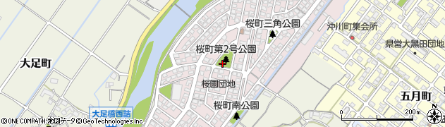 桜町2号公園周辺の地図