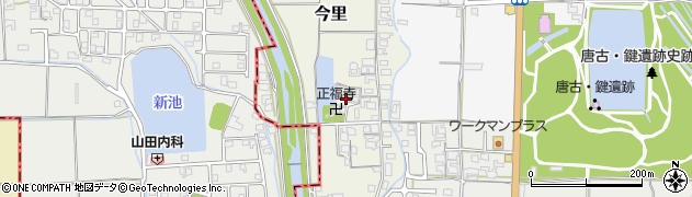 奈良県田原本町（磯城郡）今里周辺の地図