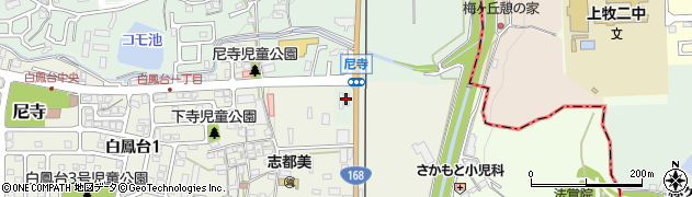 イセヅドライ　尼寺店周辺の地図