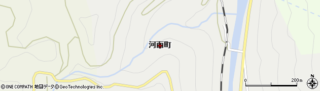 広島県府中市河面町周辺の地図