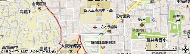 グランスイート藤井寺周辺の地図