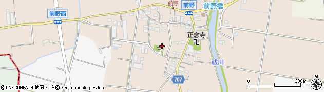 前野神社周辺の地図