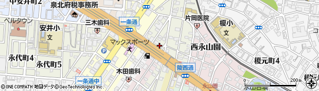 パソコンドック２４　堺店周辺の地図