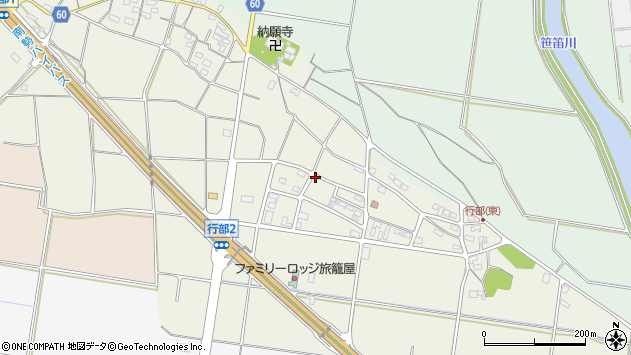 〒515-0354 三重県多気郡明和町行部の地図