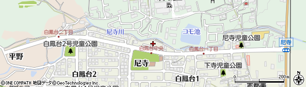 奈良県香芝市白鳳台1丁目962周辺の地図