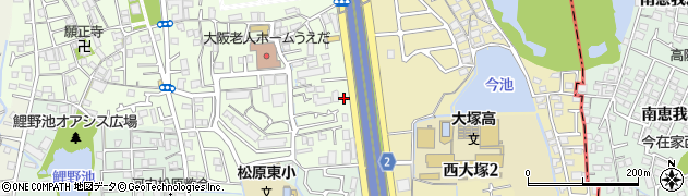 田中表紙貼所周辺の地図