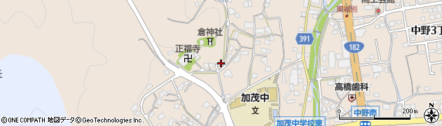 広島県福山市加茂町下加茂1222周辺の地図