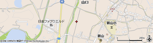 尾坂川周辺の地図