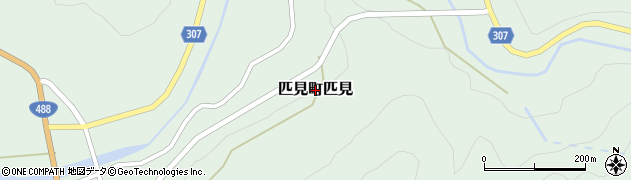 島根県益田市匹見町匹見周辺の地図