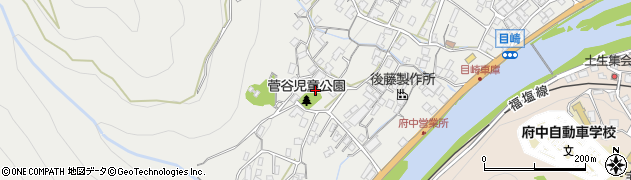 菅谷児童公園周辺の地図