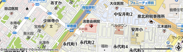 清恵会病院周辺の地図