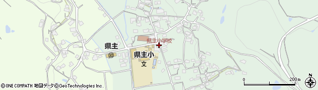 県主小学校周辺の地図