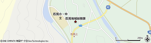 益田市匹見地域総務課周辺の地図