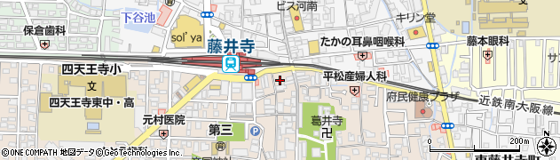 御忍び炉端 一心 藤井寺店周辺の地図