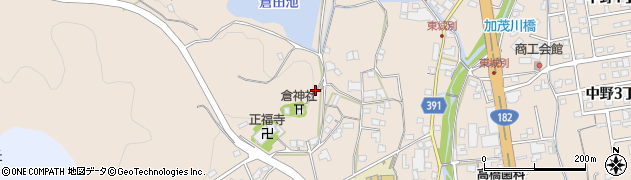 広島県福山市加茂町（下加茂）周辺の地図