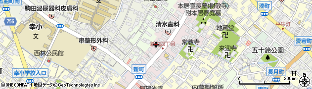 三重県松阪市新町1004周辺の地図