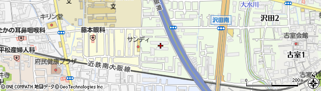 鍵交換の生活救急車　藤井寺市受付センター周辺の地図