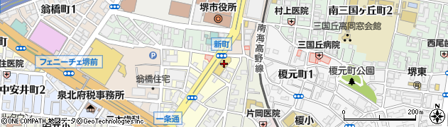 三井住友銀行堺支店周辺の地図