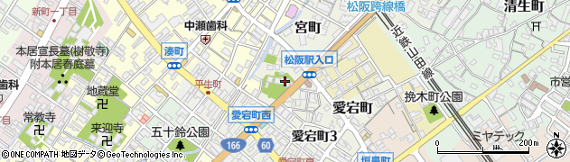 愛宕山　龍泉寺周辺の地図