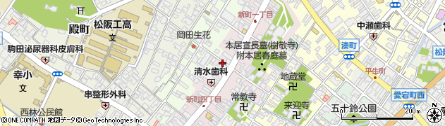 三重県松阪市新町1022周辺の地図