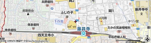 激安レンタカー　藤井寺駅前店周辺の地図