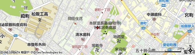 三重県松阪市新町845周辺の地図