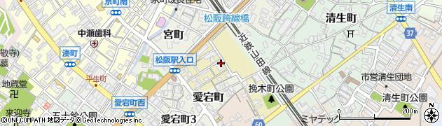 三重県松阪市挽木町周辺の地図