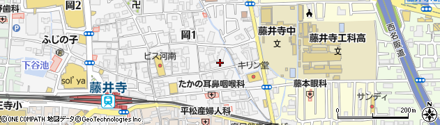 リーデンススクエア藤井寺周辺の地図
