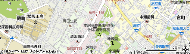 三重県松阪市新町850周辺の地図