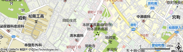 三重県松阪市新町849周辺の地図