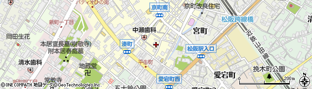 三重県松阪市京町18周辺の地図