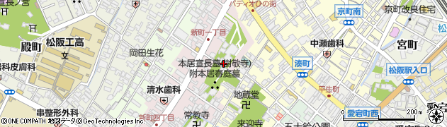 三重県松阪市新町874周辺の地図