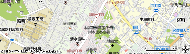 三重県松阪市新町853周辺の地図