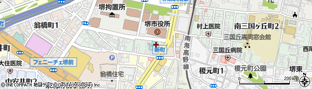ダイワロイネットホテル堺東周辺の地図