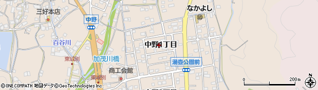 広島県福山市加茂町（中野１丁目）周辺の地図