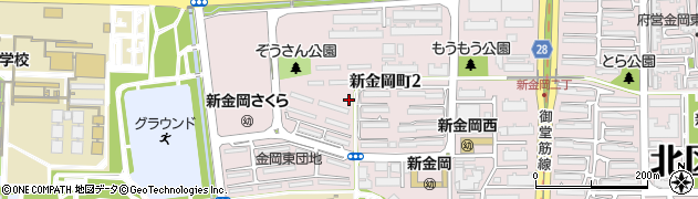 ２丁３番住宅周辺の地図