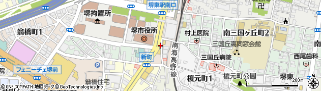 株式会社エルゼ　クリーンネット堺東店周辺の地図