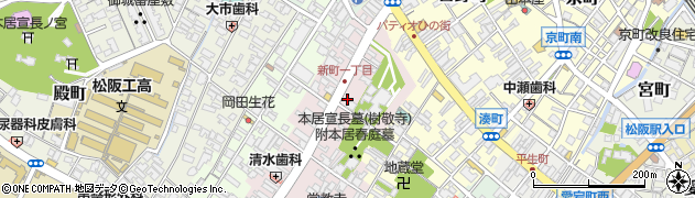三重県松阪市新町858周辺の地図