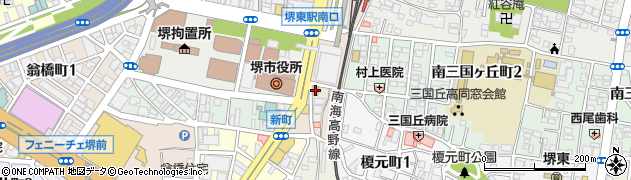 セブンイレブン堺東駅前店周辺の地図