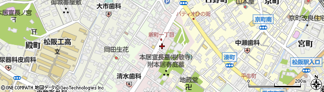 三重県松阪市新町859周辺の地図