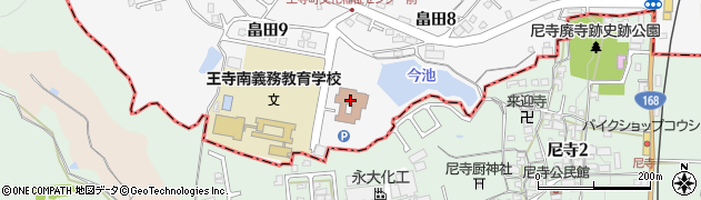 王寺町文化福祉センター周辺の地図