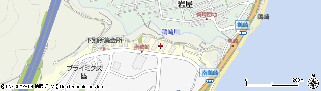 兵庫県淡路市南鵜崎周辺の地図