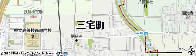 奈良県磯城郡三宅町石見周辺の地図