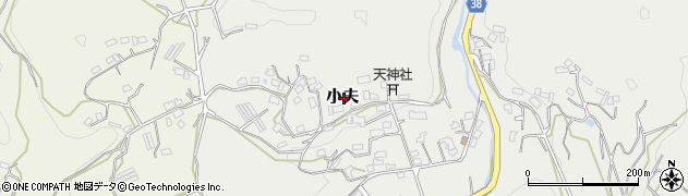 奈良県桜井市小夫周辺の地図