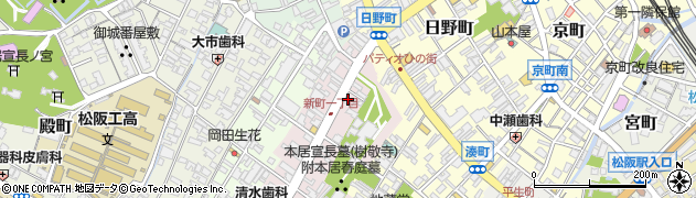 三重県松阪市新町867周辺の地図