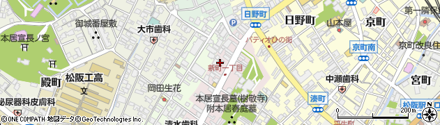 三重県松阪市新町815周辺の地図