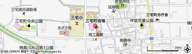 奈良県三宅町（磯城郡）周辺の地図