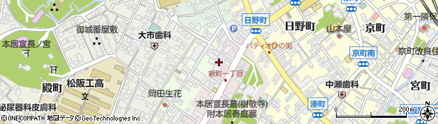 三重県松阪市新町813周辺の地図