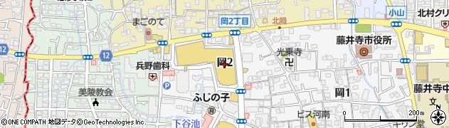 千鳥屋宗家　イオン藤井寺店周辺の地図
